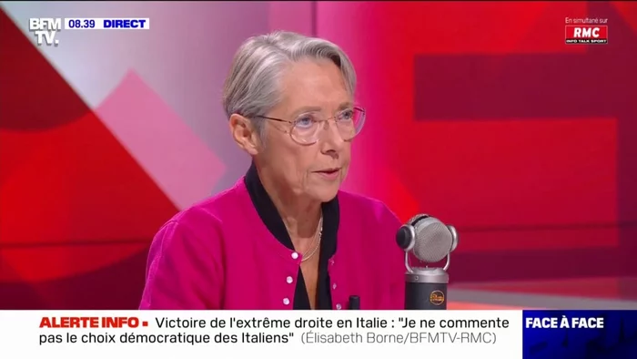 French Prime Minister Elisabeth Born: People who condemn pension reform do not have to live to 65 - Politics, Fake news, Translation, France, Political satire, Pension reform