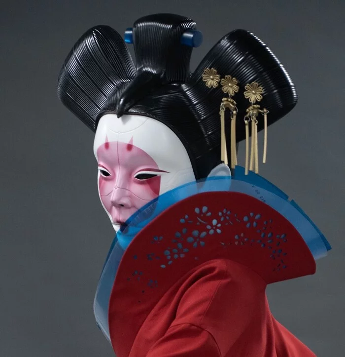 Robot Geisha cosplay from Ghost in the shell movie - Косплей, Призрак в доспехах, Гейша, Длиннопост