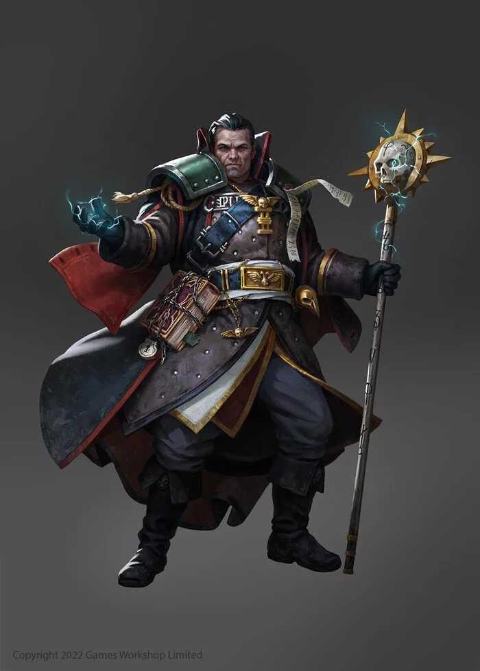 Gregor Eisenhorn by Svetlana Kostina - Warhammer 40k, Warhammer, Wh Art, Inquisitor Eisenhorn