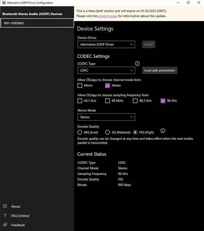 LDAC driver for Windows 10; eleven - Computer help, Windows, Bluetooth, Audiophilia