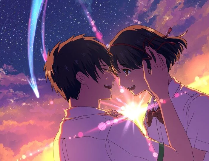 I'll calculate by IP or a review of the anime Your Name - My, Anime, Overview, Tachibana taki, Miyamizu mitsuha, Video, Youtube, Longpost