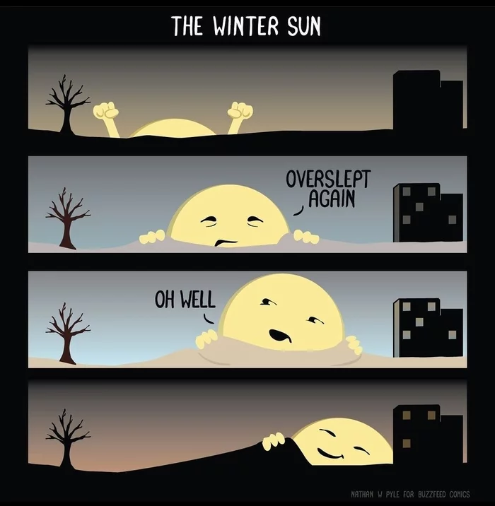 Winter sun - Comics, Winter, Repeat, The sun, Nathan w Pyle