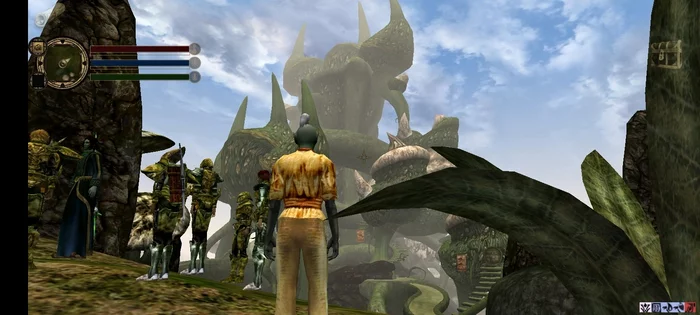 Morrowind on Android, release date (huge builds for 8+, 6+, 3/4+, 2+ gigabytes of RAM) and graphics comparison - My, The Elder Scrolls III: Morrowind, The elder scrolls, Android, Fashion, Computer games, Mobile games, Role-playing games, Openmw, Computer graphics, Longpost