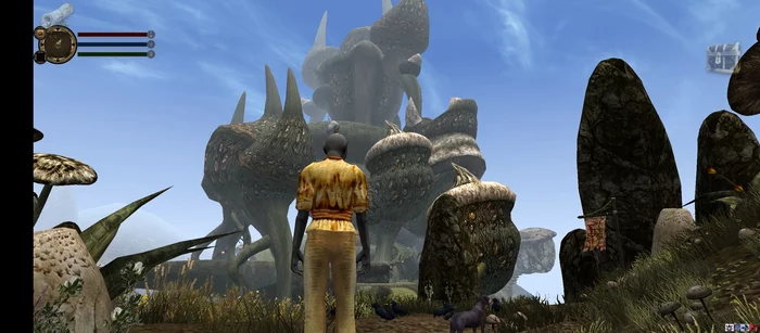Morrowind on Android, release date (huge builds for 8+, 6+, 3/4+, 2+ gigabytes of RAM) and graphics comparison - My, The Elder Scrolls III: Morrowind, The elder scrolls, Android, Fashion, Computer games, Mobile games, Role-playing games, Openmw, Computer graphics, Longpost