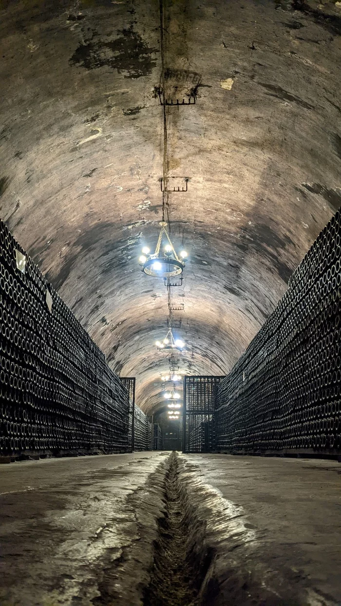 The formation of the great wine house Abrau Durso - My, Abrau-Durso, Story, Tunnel, Champagne, The photo