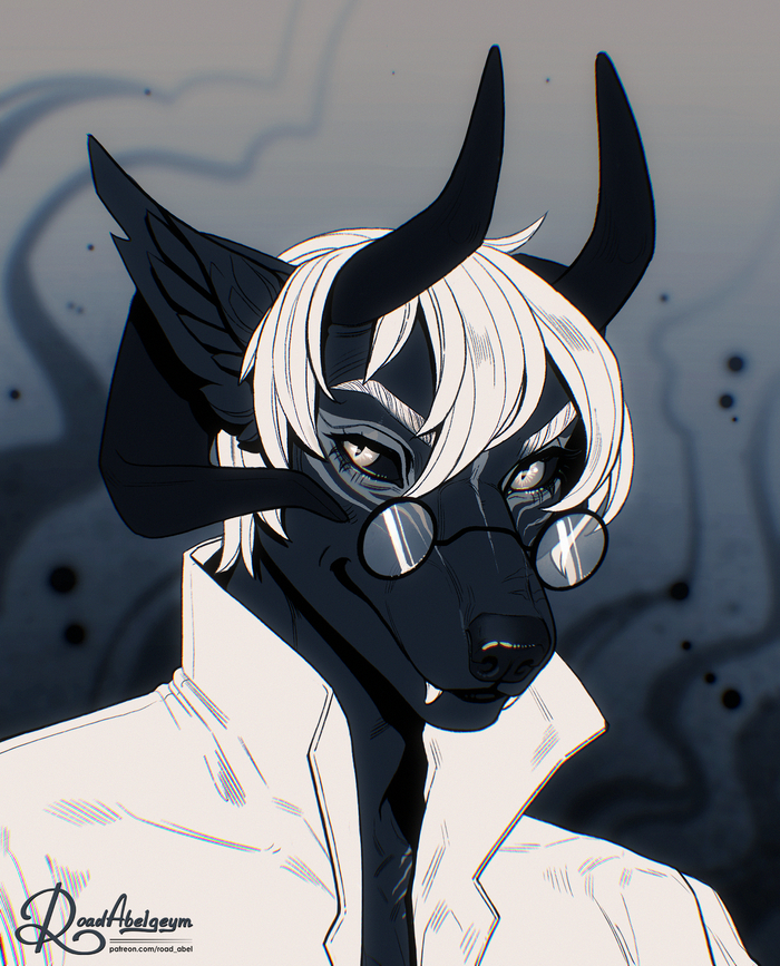"Antimatter" , Digital,  , Procreate, , , Furry Art, , Furry Canine
