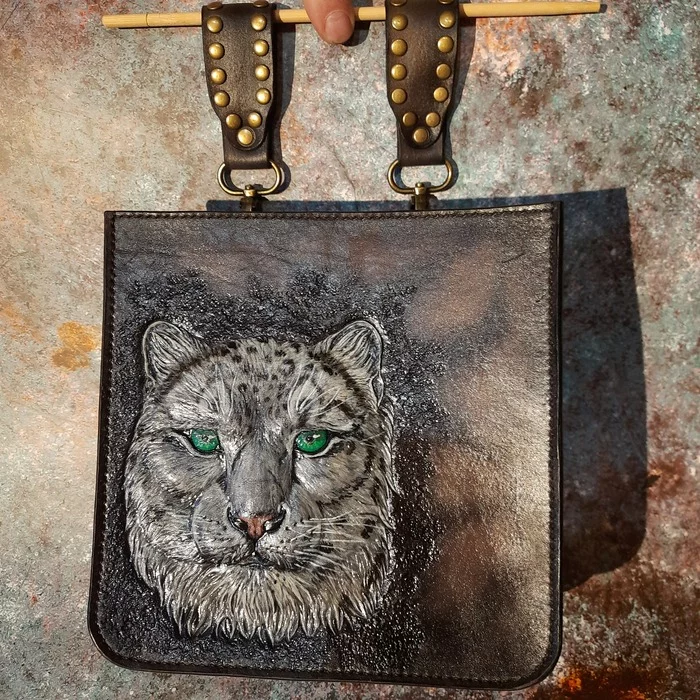 Friday prettiness - My, Friday tag is mine, Needlework without process, Embossing on leather, With your own hands, Handmade, Wallet, Longpost