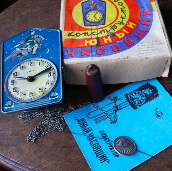 Soviet set Young watchmaker. Sold even in England - Clock, Wrist Watch, Made in USSR, Longpost