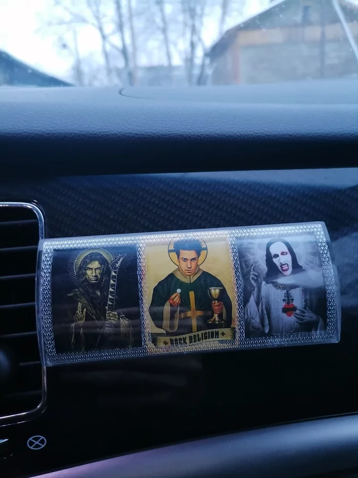 Icons - My, Icons, Car, Hard rock, Rock, Dave Mustaine, Marilyn Manson