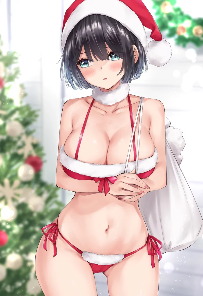 -And? Gift... Want?... - NSFW, Anime art, Girls, Anime, Art, Hand-drawn erotica, Original character, Wingt2