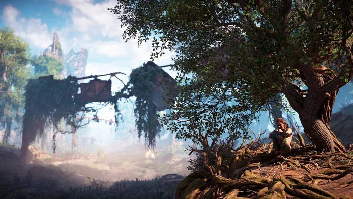 Horizon zero dawn screenshots - NSFW, My, Horizon zero dawn, Eloy, Erotic, Screenshot, Video game, Fashion, Longpost