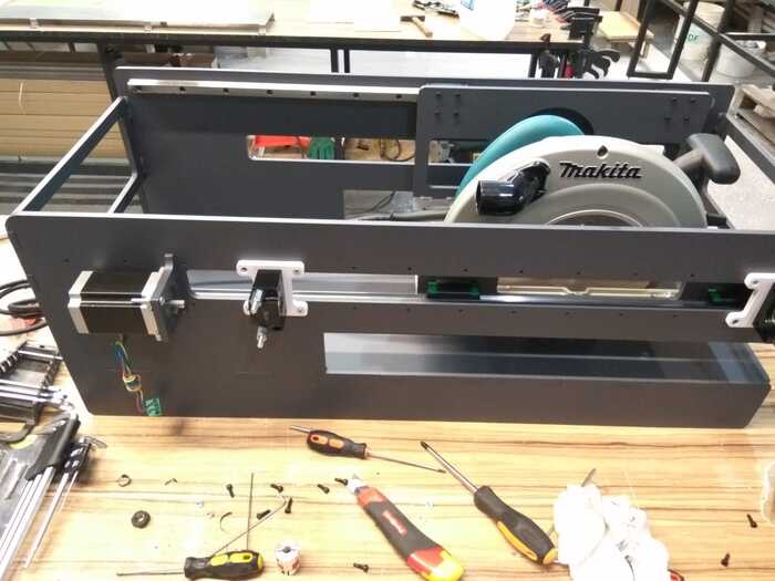 Автоматическая пила для алюминиевого профиля | Пикабу