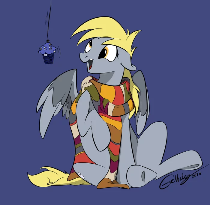 Looks like a muffin - My little pony, PonyArt, Derpy hooves, MLP crossover, Doctor Who