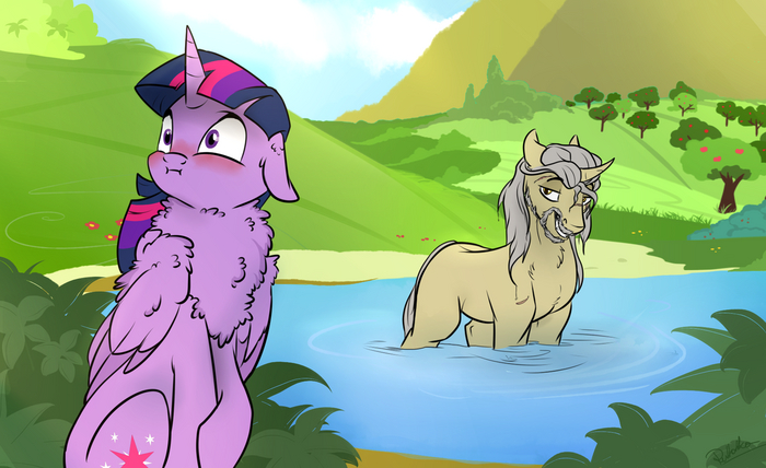     My Little Pony, Ponyart, Twilight Sparkle, MLP Crossover, ,   , Rutkotka