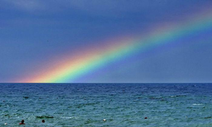 Rainbow - Rainbow, The photo, Sea