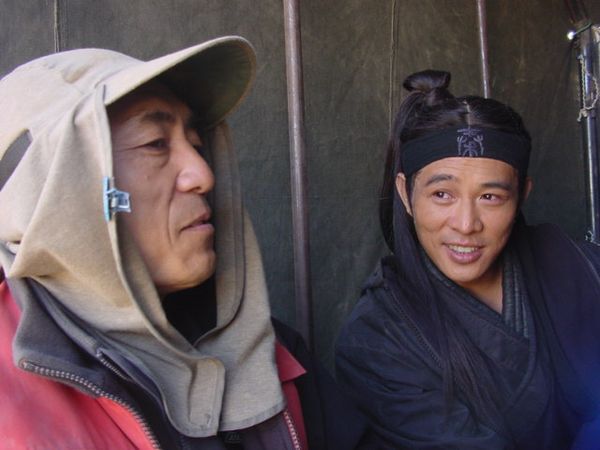 Jet Li and director Zhang Yimou on the set of Hero - Боевики, Actors and actresses, Chinese cinema, Jet Li, Movies, Video, Youtube, Longpost