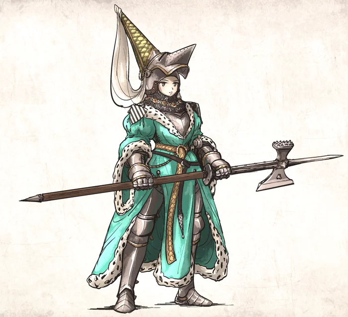 lady knight - Vanishlily, Anime, Anime art, Art, Armor