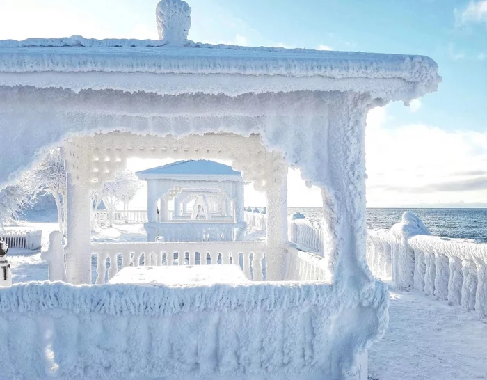 Listvyanka, Irkutsk region, Near the hotel Legend of Baikal - The photo, Winter, Snow, Irkutsk region