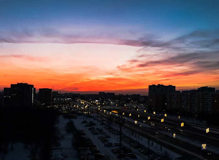Sunset - Samara, Cities of Russia, Sky, Sunset, My