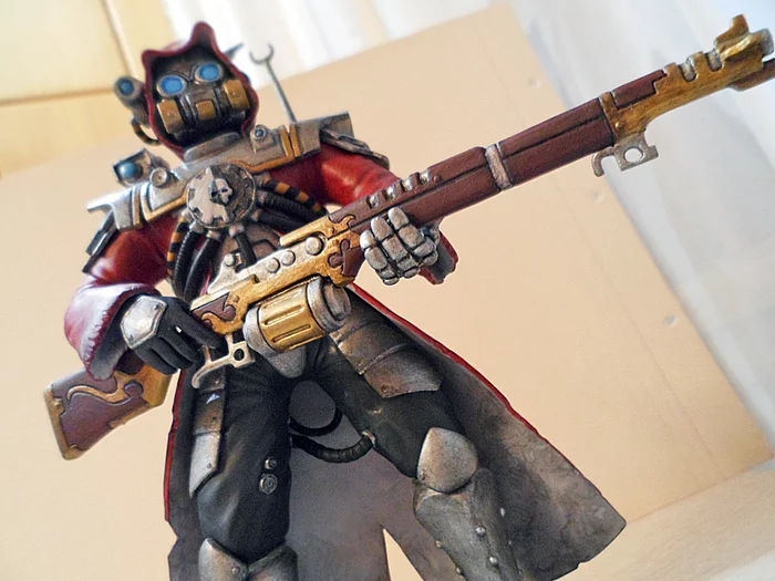 Skitarii Jaeger of the Adeptus Mechanicus - My, Handmade, Hobby, With your own hands, Creation, Warhammer 40k, Adeptus Mechanicus, Longpost