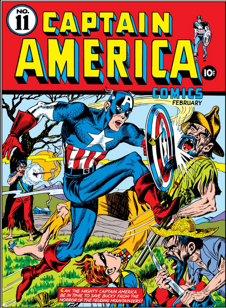 Diving into the Comics: Captain America Comics #11-20 - 1940s Horror Stories - My, Superheroes, Marvel, Captain America, Human torch, Comics-Canon, Longpost