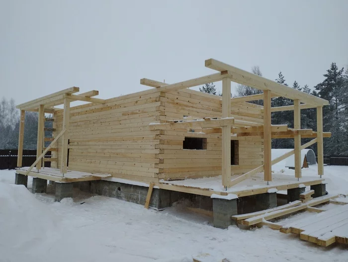 Continuation of the post Continuation of the post Strip foundation on the former runway - My, Building, Strip foundation, Timber house, Longpost