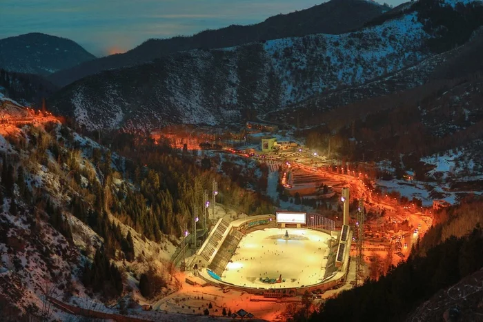 The best ice rink on the planet - Interesting, Medeo, Informative, Almaty mountains