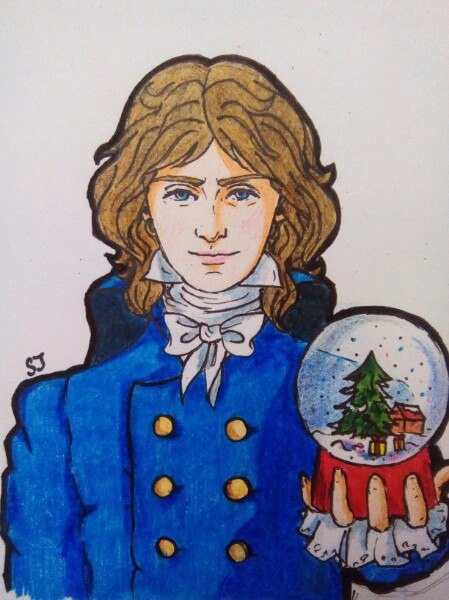 New Year Saint-Just - My, New Year, Drawing, Creation, Art, Artist, Watercolor, Order, France, French Revolution