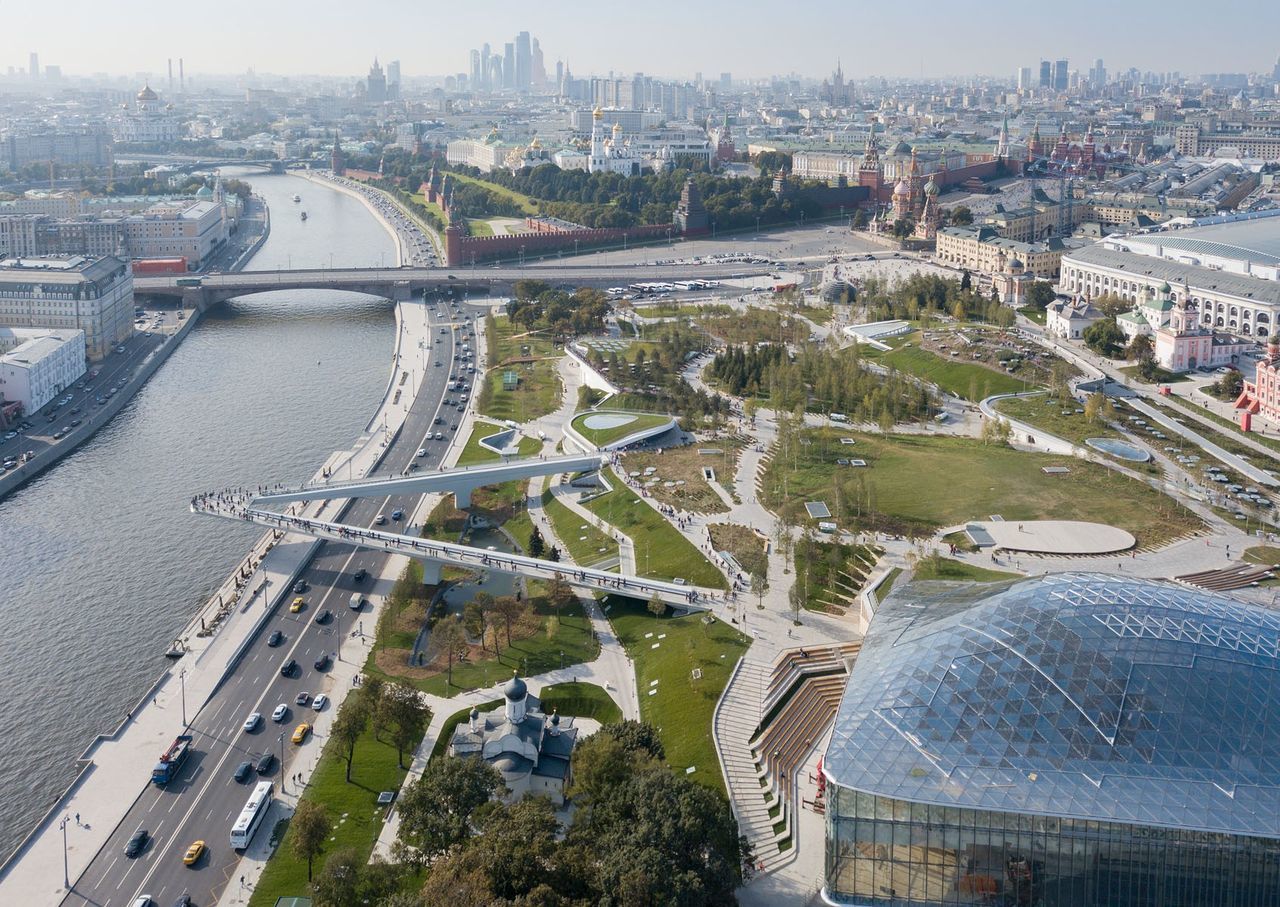 Зарядье. От старинного района к современному парку. - Моё, Москва, Архитектура, Парк, Фотография, История, Зарядье, Прогулка, Столица, Длиннопост