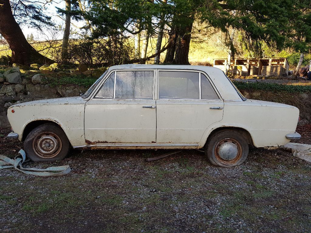 Fiat 124 put up for sale, which stood under the rubble of a destroyed garage for 41 years - Fiat 124, 1968, Find, Longpost