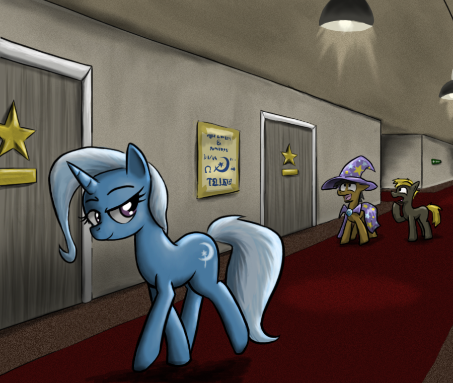 The Great and Powerful Trixie pleases her fans - My little pony, Trixie, Original character, 