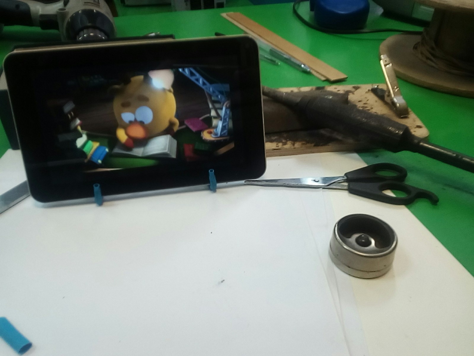 Tablet stand (revision) - My, Tablet, Stand, With your own hands, The photo, Longpost