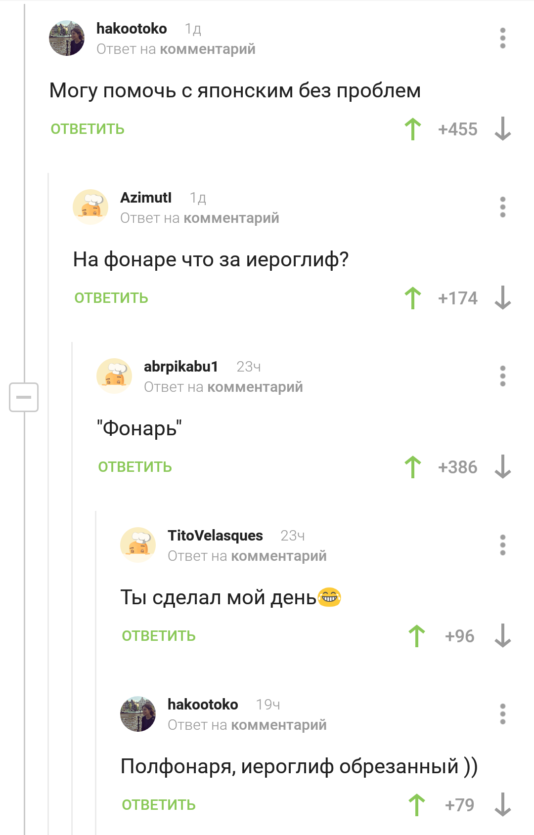 Про Израиль,картавость и хеrr'a oбerштуrбаннфюrer'a - Скриншот, Комментарии на Пикабу, Картавость, Фонарь, Трудности перевода, Длиннопост