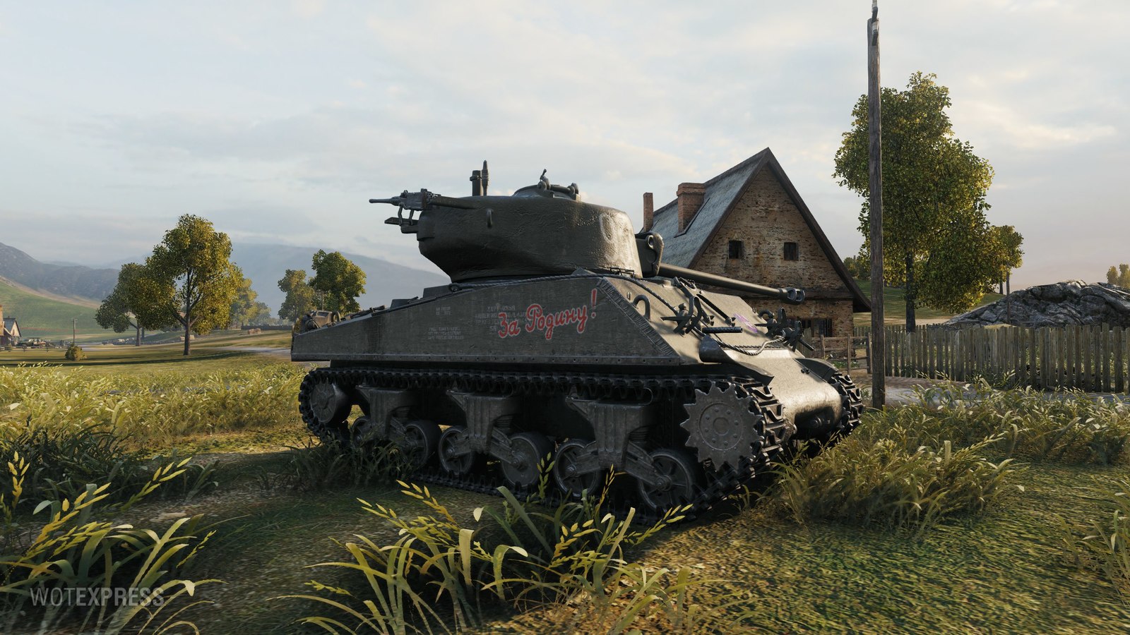 Tank M4 Sherman in the Red Army. - My, Stand modeling, Tanks, Sherman M4, Longpost