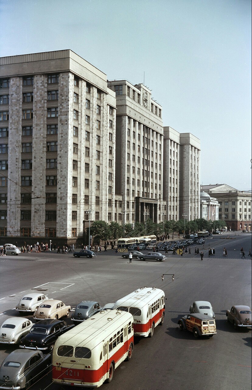 Москва 50-е годы - Москва, СССР, Историческое фото, 50-е, Длиннопост