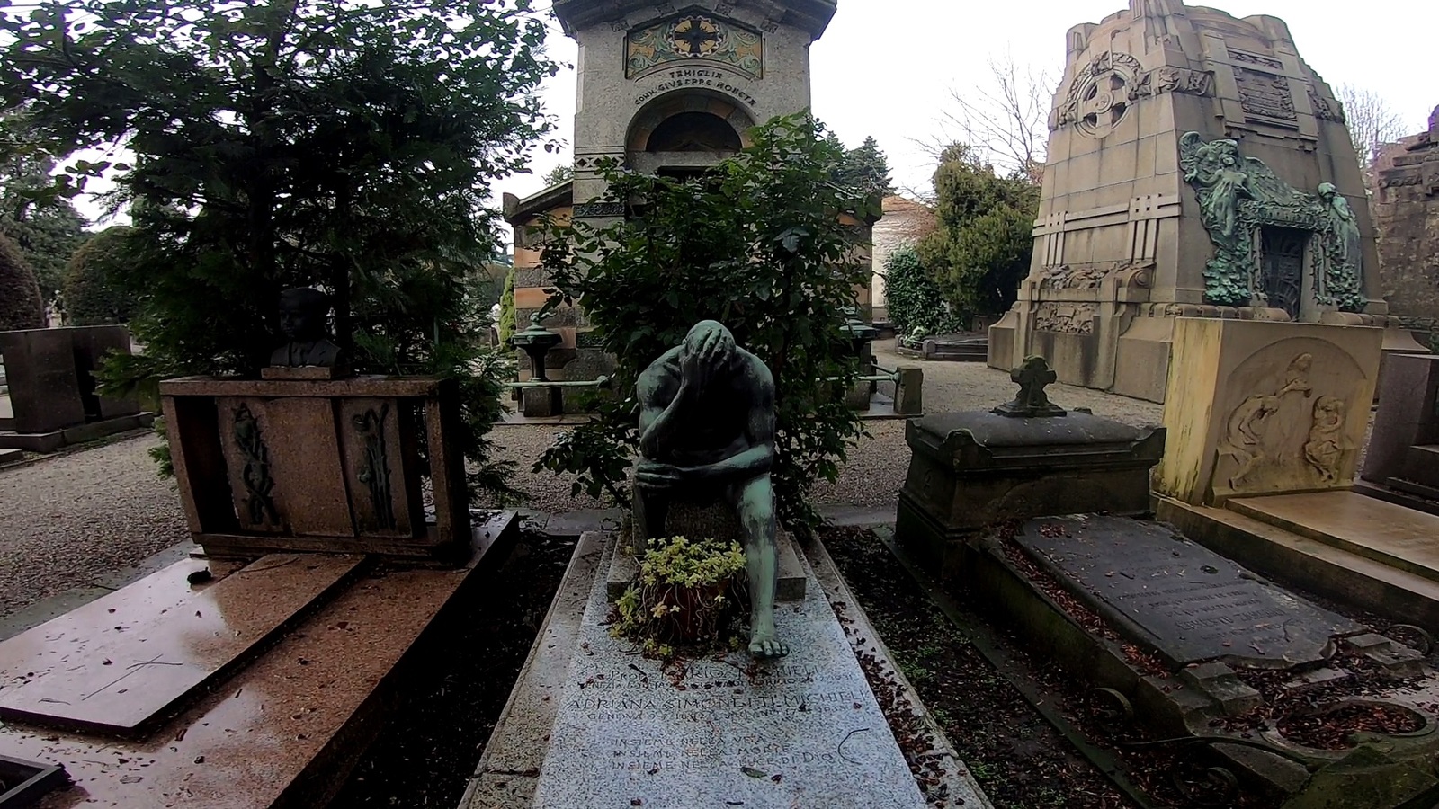 Cemetery in Milan | Cimitero Momumentale di Milano - My, Milan, Cemetery, , Longpost