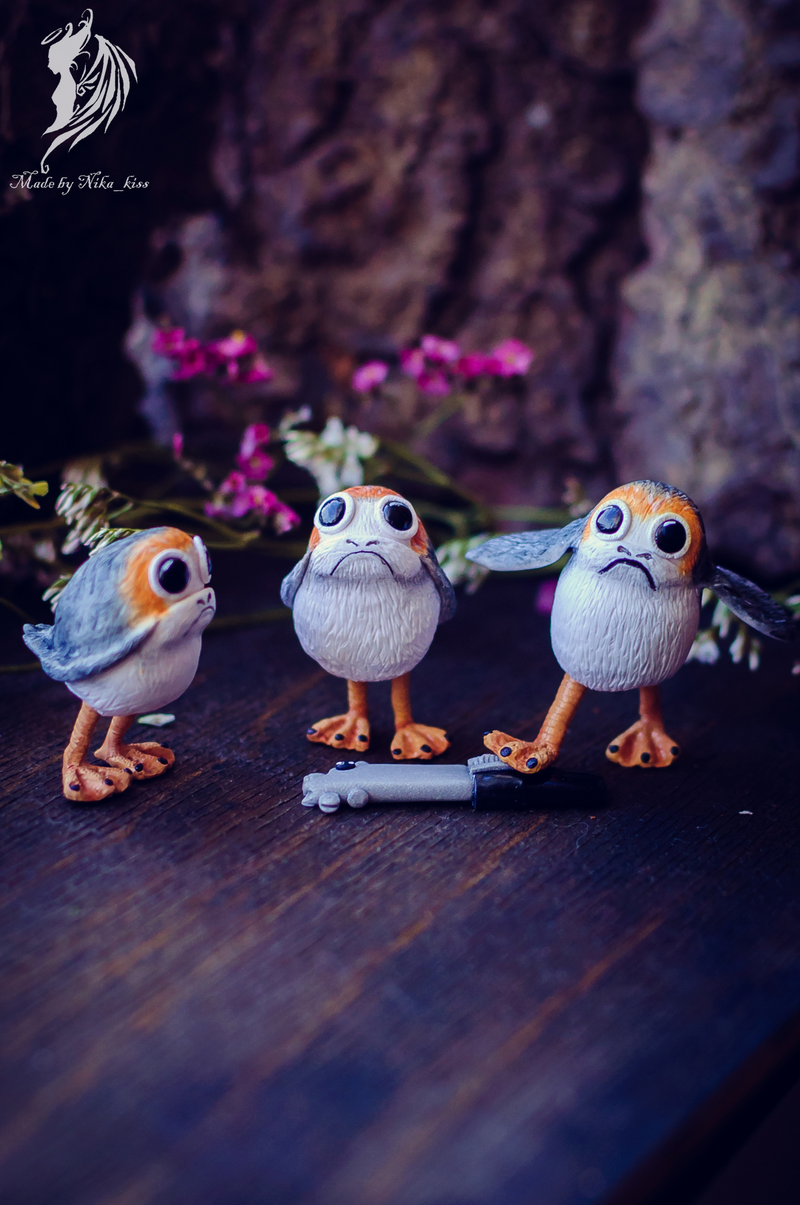 Porgy babies made of polymer clay. - My, Polymer clay, Handmade, Porgy, Star Wars V: The Empire Strikes Back, Nika_kiss, Needlework without process, Longpost