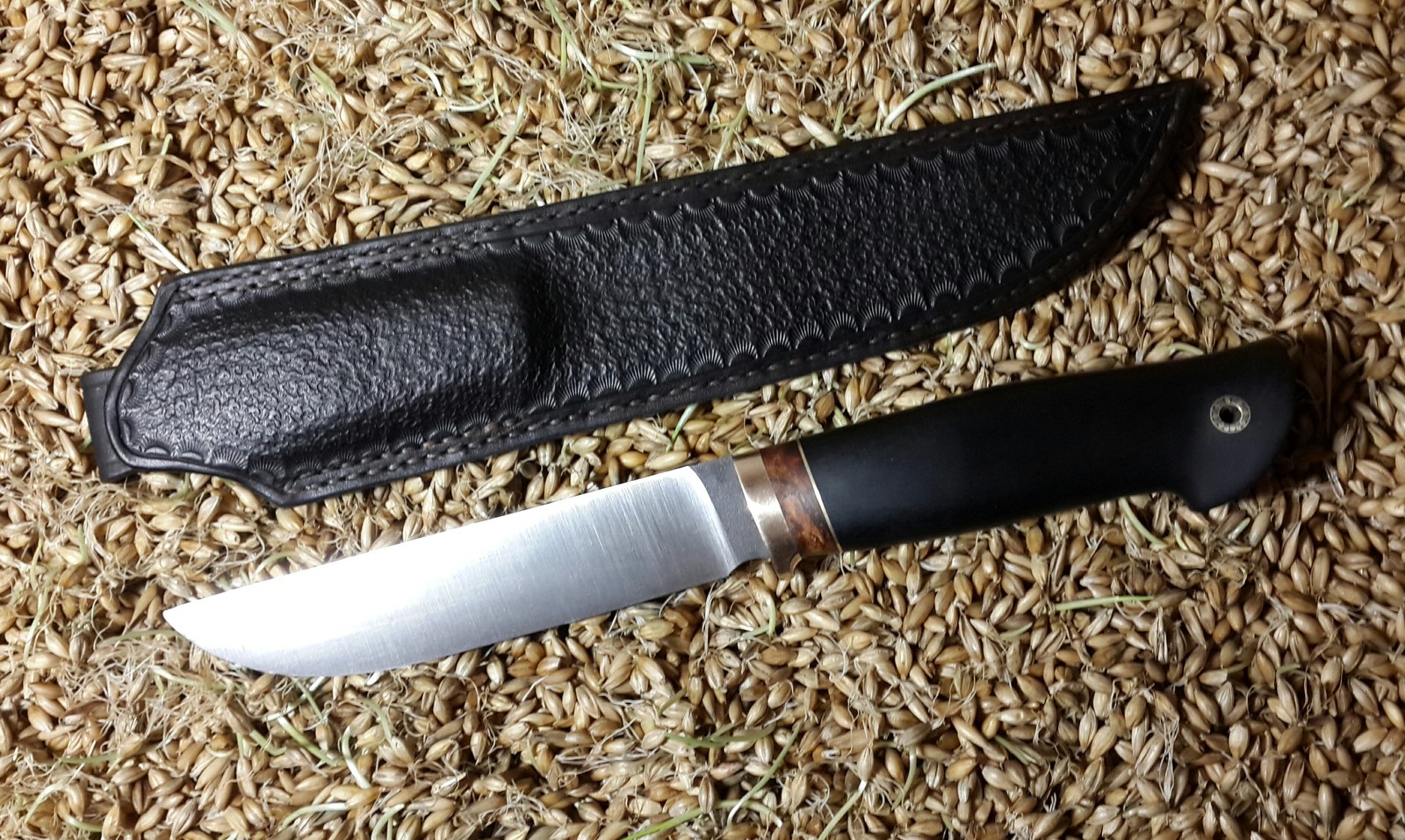 Knife m-390, blackwood - My, Knife, With your own hands, Longpost