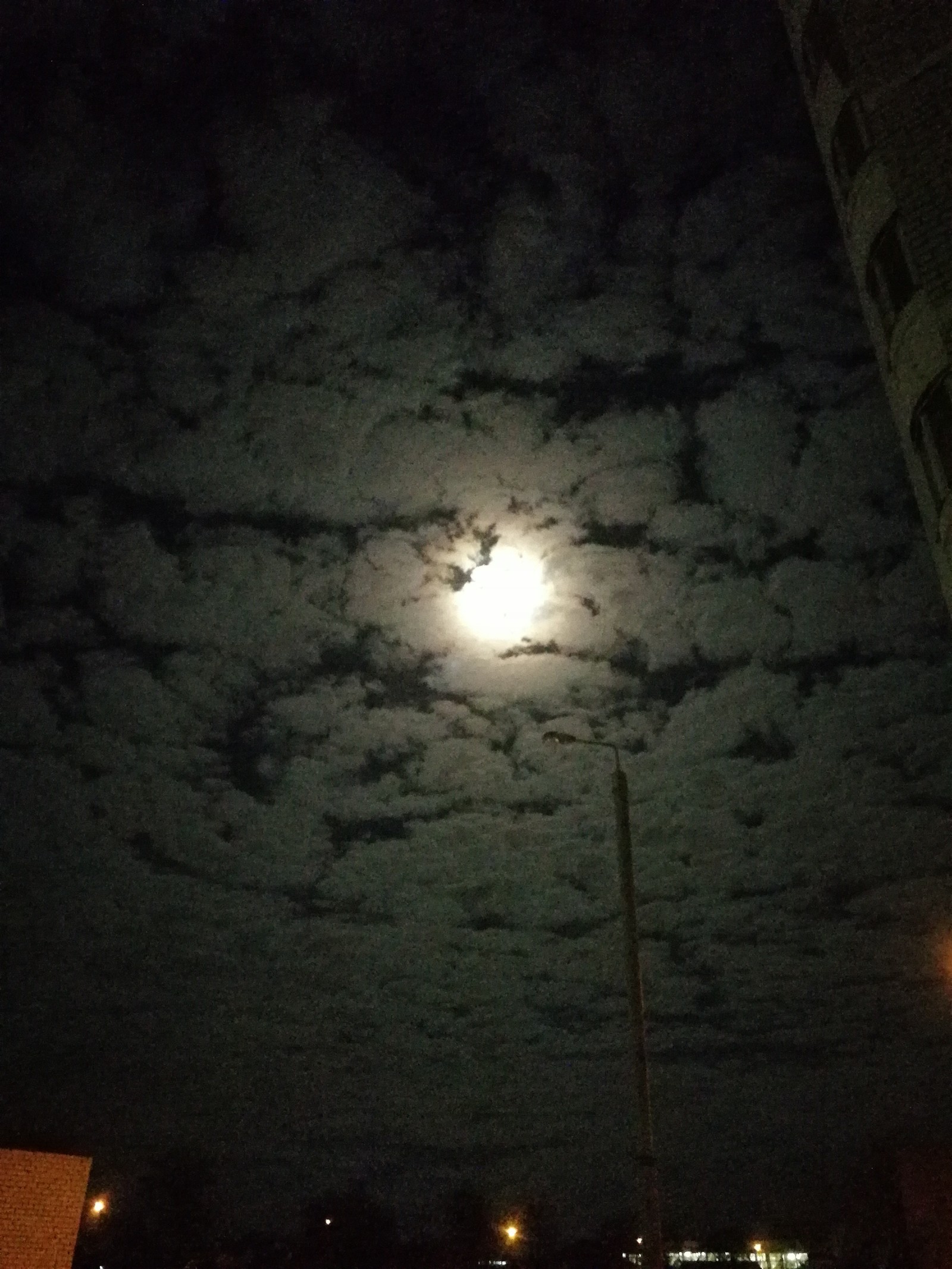 Yesterday's sky - My, Nature, moon, Sky