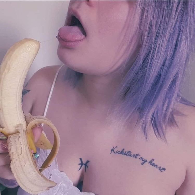 Banana Challenge - Challenge, Banana, Girls, GIF, Video, Longpost