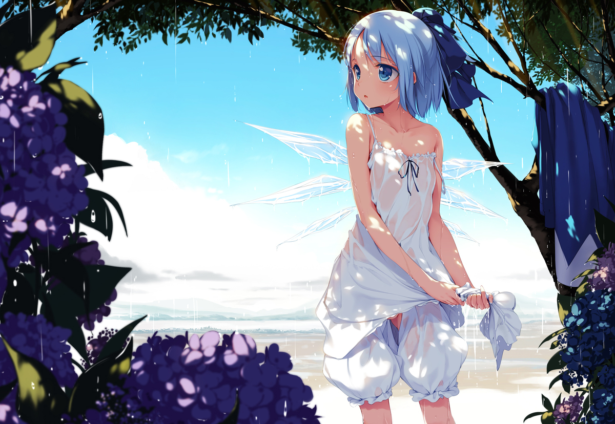 Сырно - Anime Art, Аниме, Cirno, Touhou, Ke-Ta