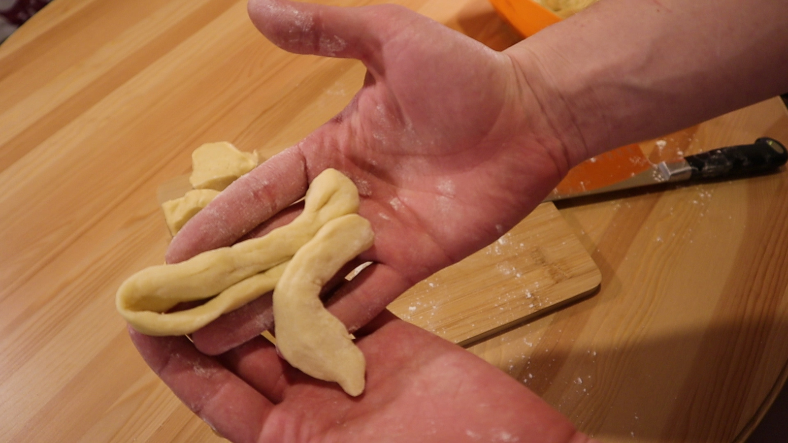 Baked sausages in dough according to grandma's recipe + video - My, Food, Recipe, Bakery products, Dough, Sausage in dough, Snack, Video, Longpost