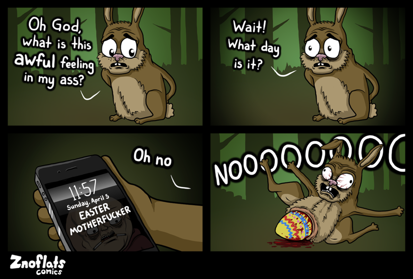 Easter bunny - Comics, 