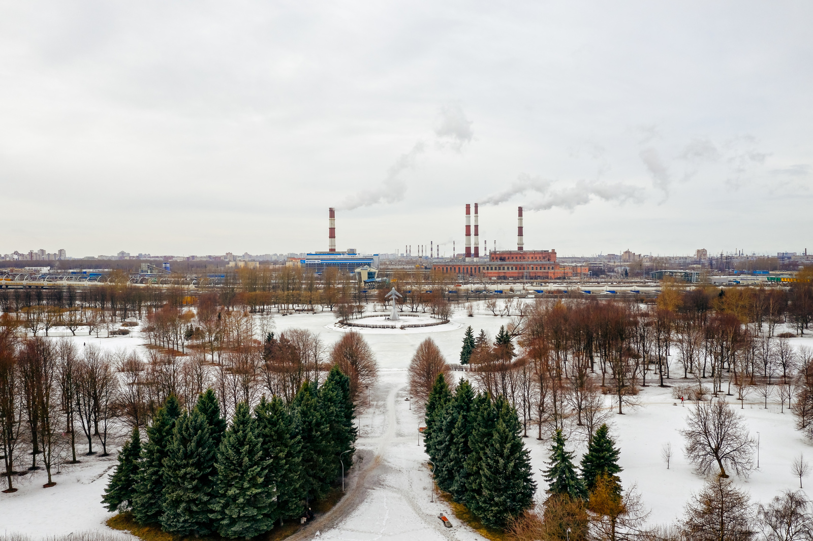 Aviators' Park - My, The park, Aviators' Park, Saint Petersburg, Moskovsky District, Mavic2pro, Aerial photography, Mig-19, Longpost