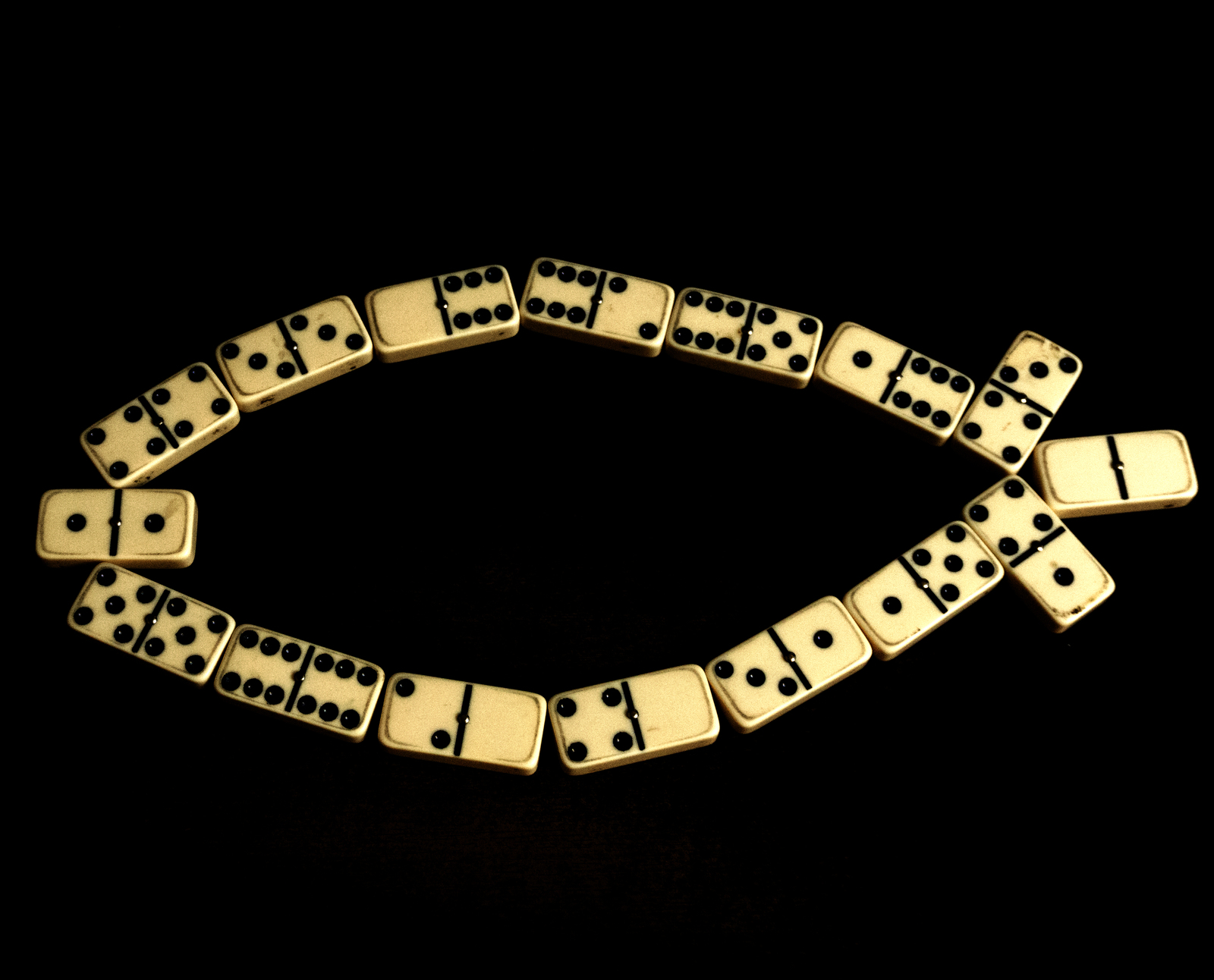 A fish - My, A fish, Dominoes, The photo, Photoshop