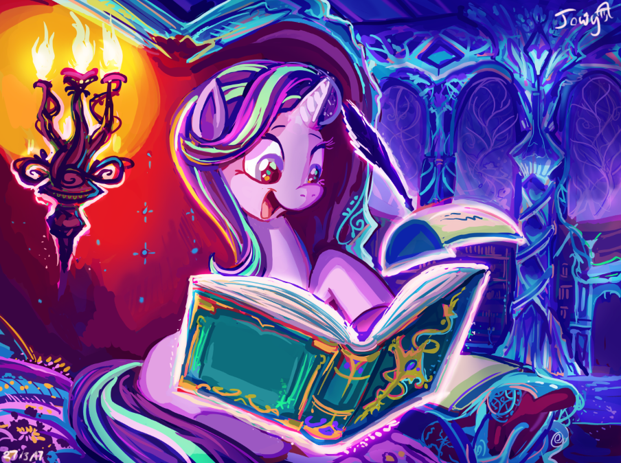 Learning is light - My little pony, Starlight Glimmer, Jowybean