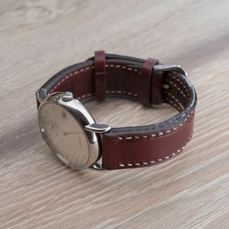 Watch bands, continued - My, Leather, Leather craft, , Strap, Longpost