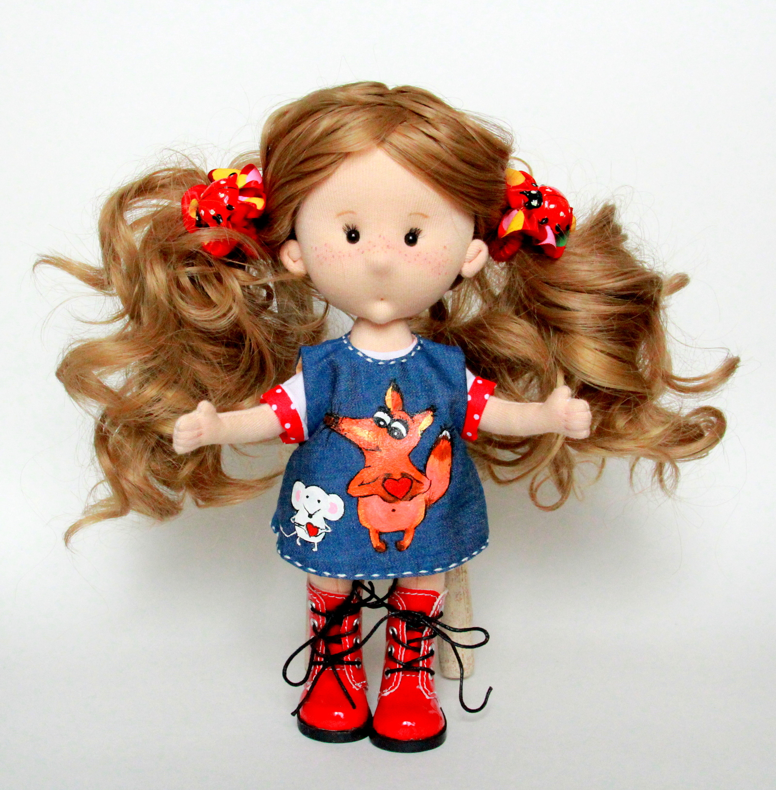 Spring is! - My, Doll, Interior doll, Textile doll, Needlework without process, Needlework, Longpost