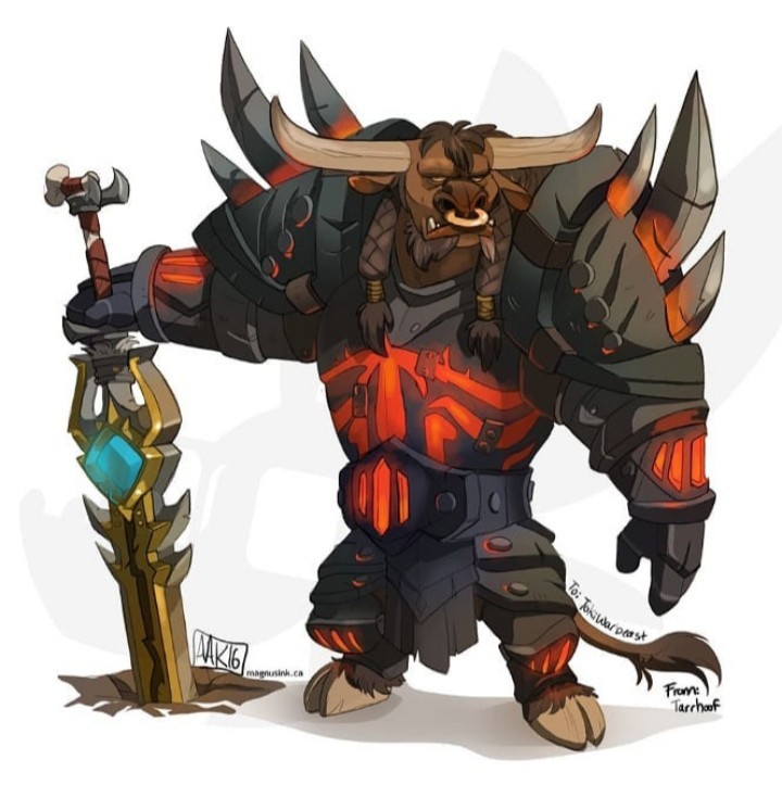 Tauren art)) to fans of World of warcraft - World of warcraft, Tauren, Art