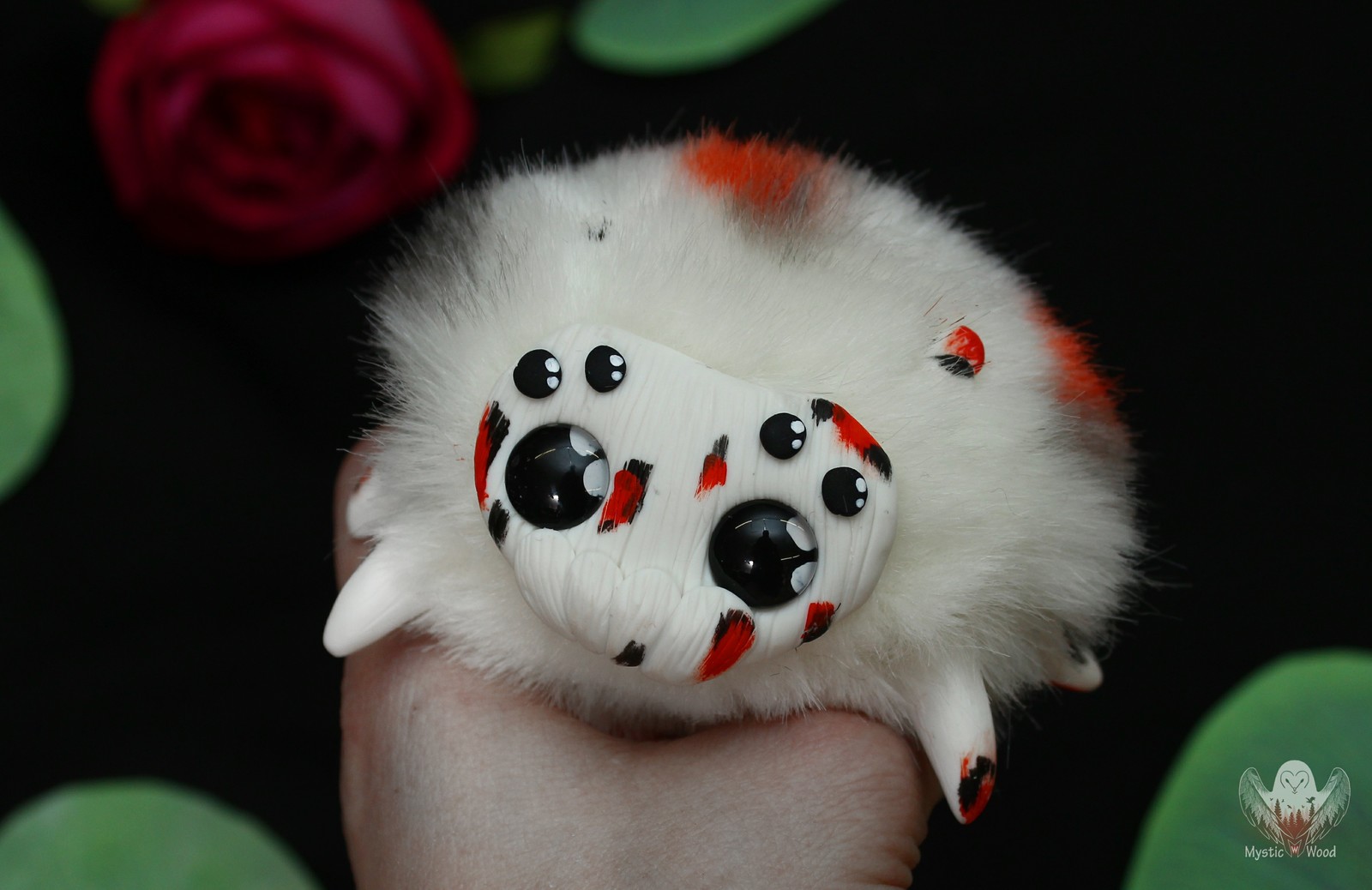 Koi spiders - My, Spider, Polymer clay, Needlework without process, Handmade, Koi carps, Longpost, With your own hands